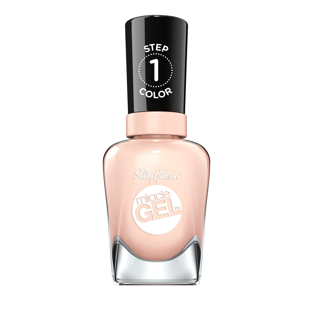 Sally Hansen Miracle Gel con acabado gel para uñas brillantes sin lámpara.