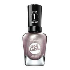 Sally Hansen Miracle Gel Adrenaline Crush, botella de esmalte, acabado metalizado de larga duración.