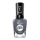 Sally Hansen Miracle Gel, aplicación en dos pasos, tono Slate-R Girl, acabado gel duradero