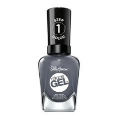 Sally Hansen Miracle Gel, aplicación en dos pasos, tono Slate-R Girl, acabado gel duradero