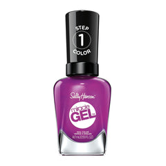 Sally Hansen Miracle Gel tono morado 529: color vibrante y acabado gel de larga duración.