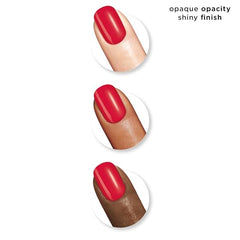 Sally Hansen Xtreme Wear Pucker Up: tono rojo opaco para uñas vibrantes.