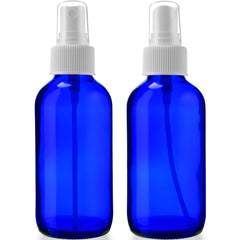 Sally's Organics atomizador azul de vidrio portátil para aceites esenciales, ideal para viajes
