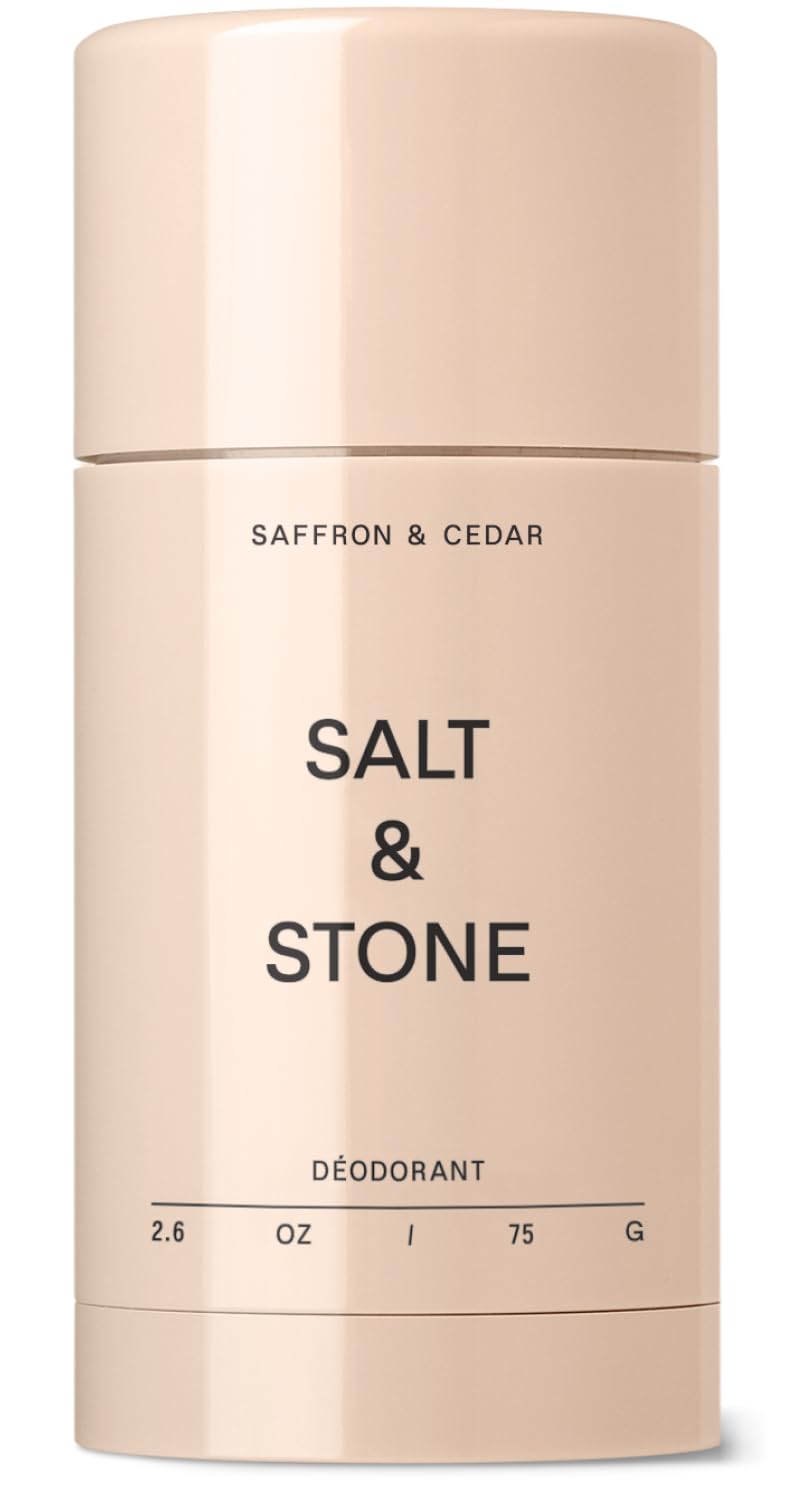 Salt & Stone déodorant sans aluminium destiné à une application discrète et fraîche.