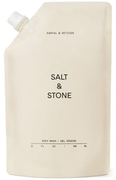 Salt & Stone jabon cuerpo anticoxidante con espuma suave.