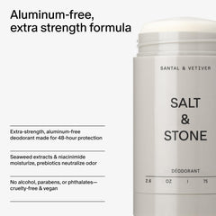 Salt & Stone con niacinamida para cuidar la piel.