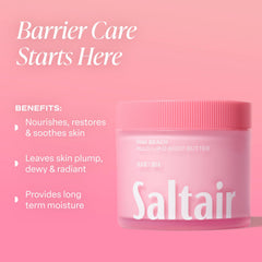 Saltair con ceramidas, soporte de barrera y hidratación duradera
