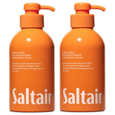 Saltair Exotic Pulp body wash bottle front promises tropical hydration.