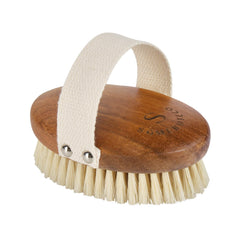 SAMEBUTECO cepillo cuerpo acacia-madera para exfoliar suavemente la piel