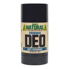 Sam's Natural Desodorante Original en tubo 3 oz, práctico para viajes.