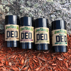 Desodorante Patchouli sin aluminio, parabenos ni ftalatos para uso diario.