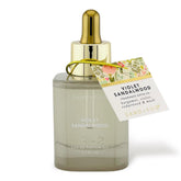 Sand + Fog Violet Sandalwood bottle close-up for refined daytime and evening fragrance.