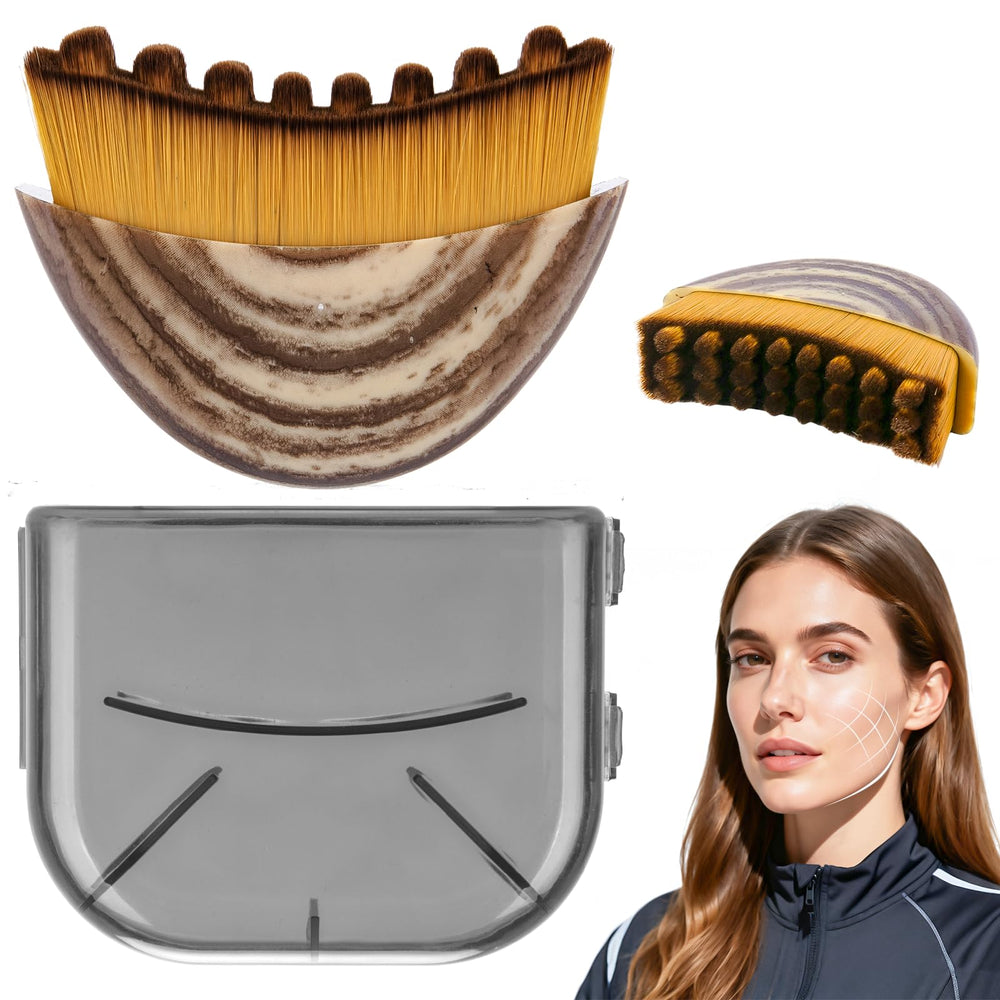 Cepillo facial SANLESS contorno linfático ergonómico para un cuidado preciso.