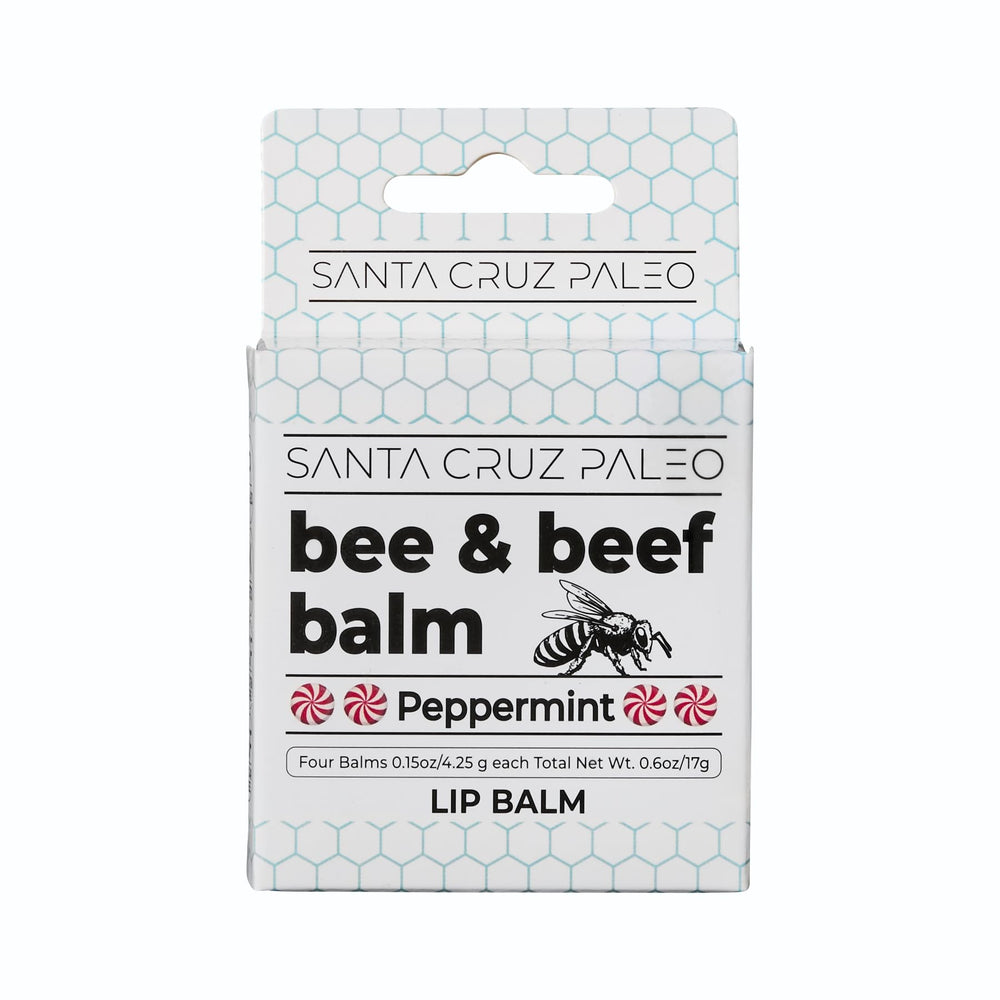Bálsamo labial Santa Cruz Paleo pack 4 barras para hidratación diaria.