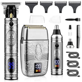 Saoilli Cortapelos Profesional Conjunto: recorte preciso para cabello y barba en casa