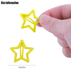 Pasador estrella SAOROPEB multicolor para estilos divertidos y ajuste seguro.