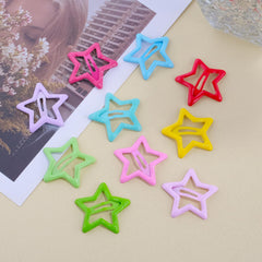 SAOROPEB pasador estrella multicolor ideal para flequillos y coletas.