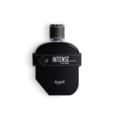 Sapil Intense Noir frasco frente, perfecto para comenzar el día con confianza.