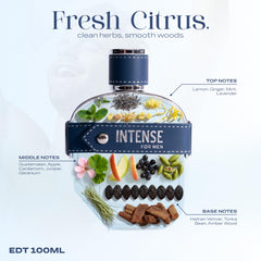 Sapil Intenso Aromático Picante Etiqueta Frontal: presencia sofisticada desde la primera impresión.