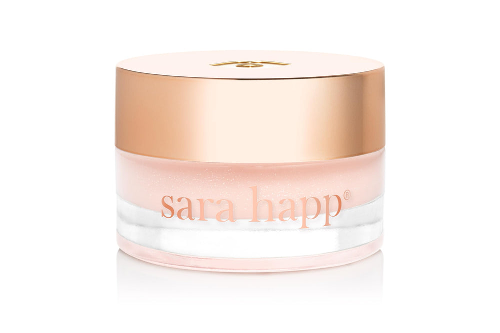 Emballeage élégant Sara Happ Lip Slip Luxe Balm, hydratation prête à l’emploi