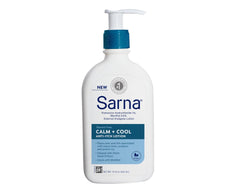 Sarna Calm + Cool: application fluide et non grasse idéale après piqûre ou irritation.