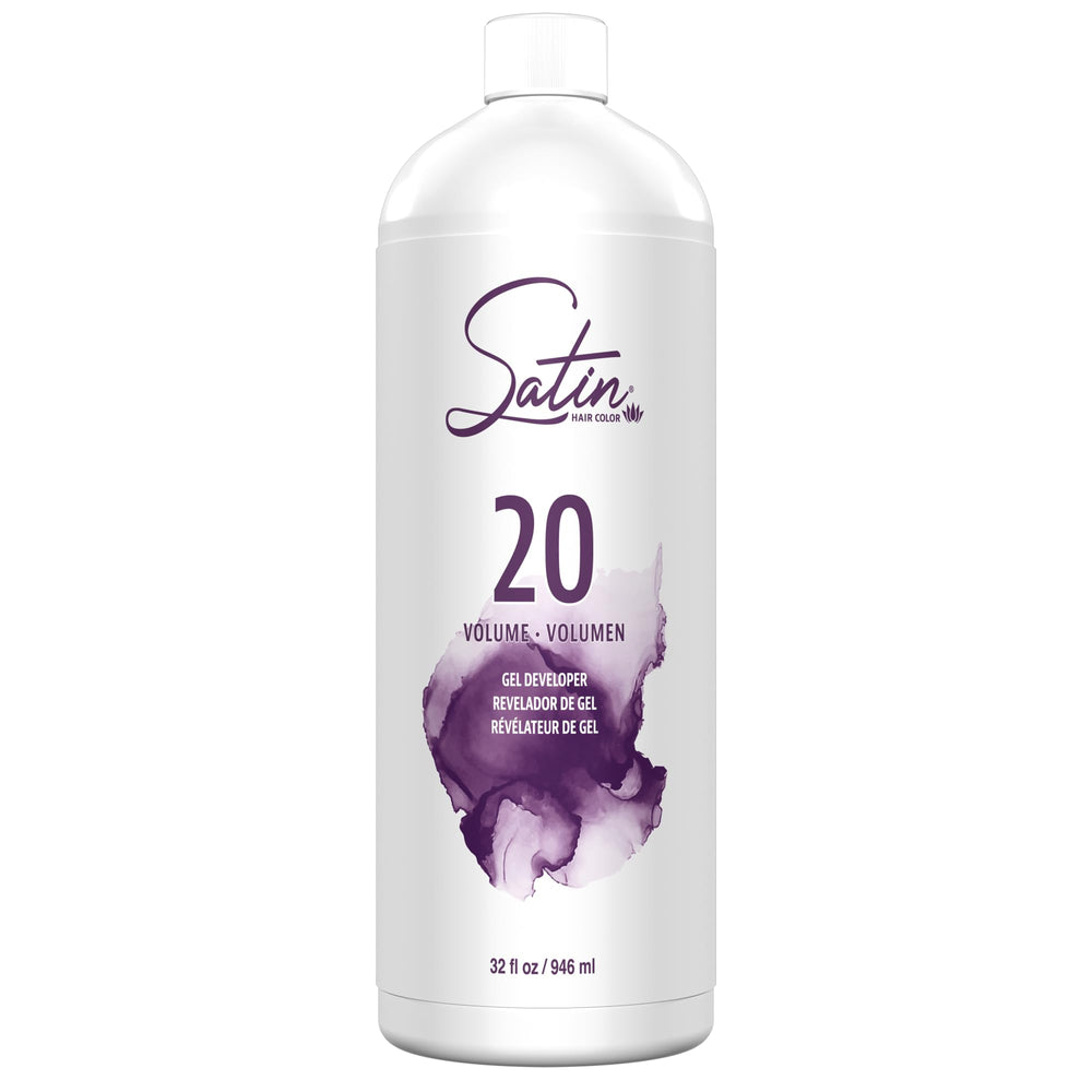 Satin Desarrollador Cremoso de 20 volúmenes: botella para aclarar y depositar color