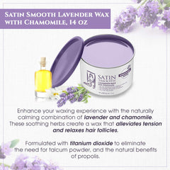 SATIN SMOOTH kit 14 oz para uso facial y corporal en casa.