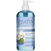 SATIN SMOOTH: botella limpia lista para pre depilación y piel suave