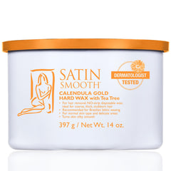 SATIN SMOOTH Calendula Gold cera dura para cara, piel sensible.
