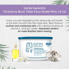SATIN SMOOTH Titanio Azul durante la aplicación, adherencia eficiente.