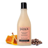 SAUCE BEAUTY Island Marinade Shampoo bottle showcases sulfate-free formula for color-safe cleansing.