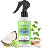 SAUCE BEAUTY Tzatziki Leave-In bottle pour enables easy detangling for all hair types.