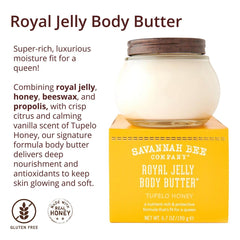 Savannah Bee Royal Jelly Body Butter con manteca de karité y miel natural