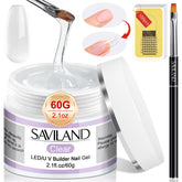 SAVILAND Builder Nail Gel Kit crystal-clear gel ideal for long-lasting nail sculpting