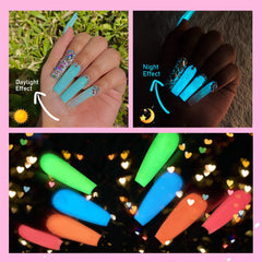 Esmalte gel neon día de SAVILAND para diseños vibrantes.