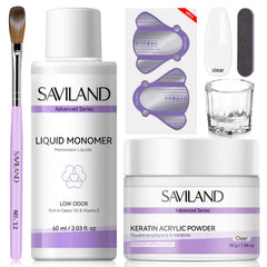 SAVILAND kit acrílico uñas principiantes: todo en uno para empezar