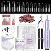 SAVILAND kit gel uñas 500 unidades para extensión rápida y en casa