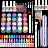 SAVILAND kit polvo de inmersión 20 colores para uñas duraderas y con brillo
