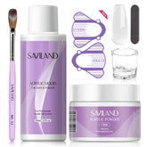 SAVILAND kit uñas acrílicas inicio: set completo para comenzar a crear uñas acrílicas en casa