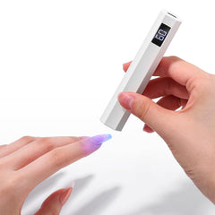 SAVILAND Mini: luz UV-LED para curado rápido de gel sin zonas sin curar.