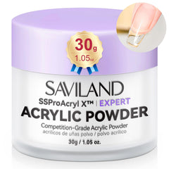 SAVILAND polvo acrílico ultra suave transparente para perlas claras y uniformes.