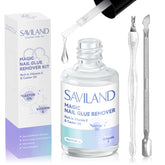 SAVILAND removedor de pegamento para uñas gel: retirada limpia y suave
