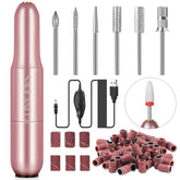 SAVILAND taladro eléctrico para uñas, kit completo para remover uñas acrílicas en casa.