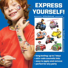 Savvi Paw Patrol tatuajes aplicación fácil y rápida.