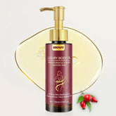 SBONFE Aceite Reafirmante para el cuerpo, frasco elegante y brillo suave.