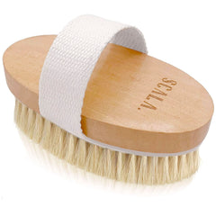 SCALA cepillo corporal con cerdas naturales para exfoliar suavemente la piel