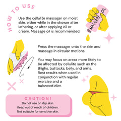 Aplicación de crema con el guante Scala para mejor absorción.
