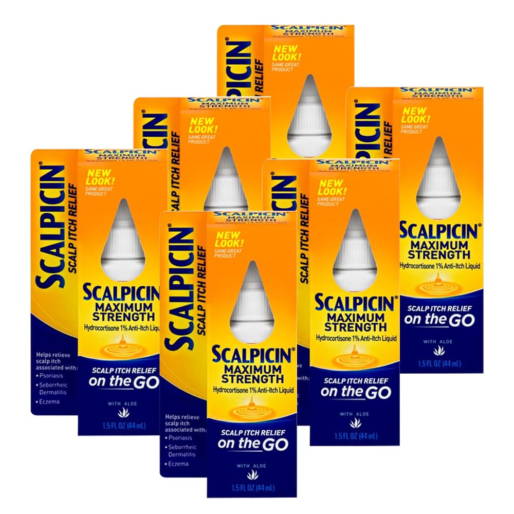 Scalpicin: botella para alivio del picor del cuero cabelludo.