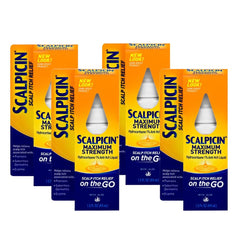Scalpicin Max Strength: botella de 1,5 oz para aliviar picor del cuero cabelludo.