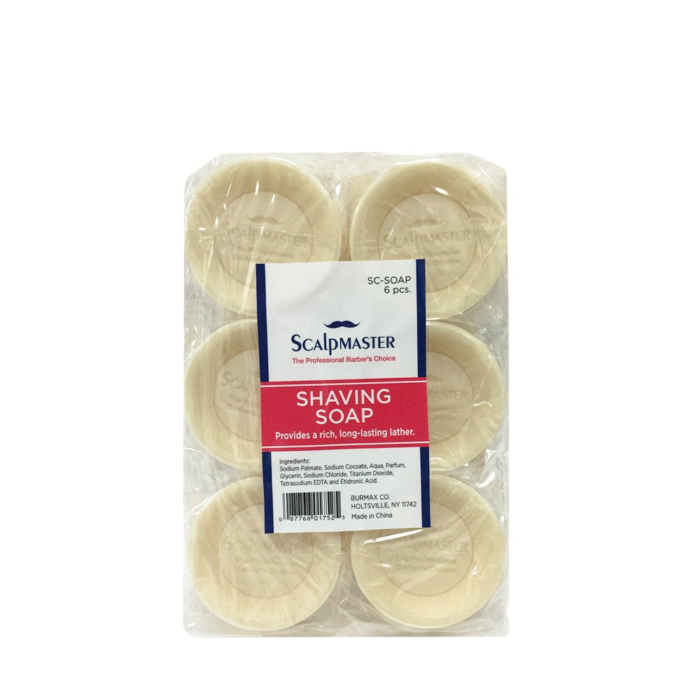 Scalpmaster Jabón de Afeitar: espuma densa para un afeitado cómodo.